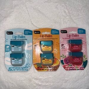 b.pure Lip‎ Balm Bundle Purely Smooth Caramel Blushing Rose 6 Jars New